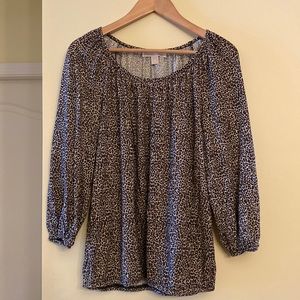 Michael Kors animal print shirt